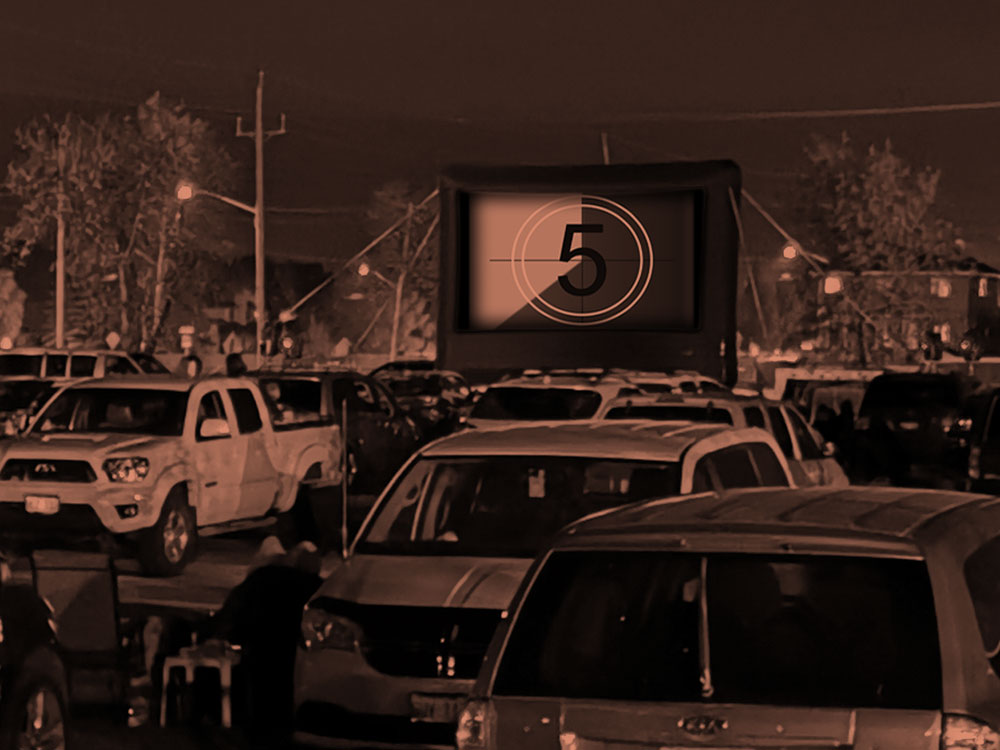 Bulldog Outdoor Movies Drive In